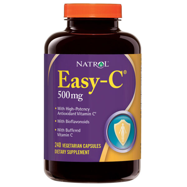 NATROL EASY-C WITH BIOFLAVONOIDS 240 VEGETARIAN CAPSULES