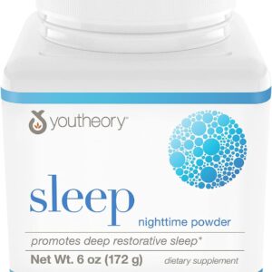 YOUTHEORY SLEEP NIGHTTIME POWDER NATURAL LEMON LIME 6 OZ